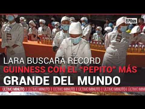 Lara | El pepito para el récord Guinness midió 120,32 metros de largo