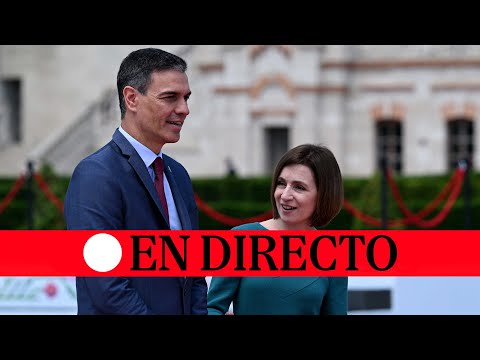 DIRECTO | Comparecencia de Pedro Sánchez junto con la presidenta de Moldavia