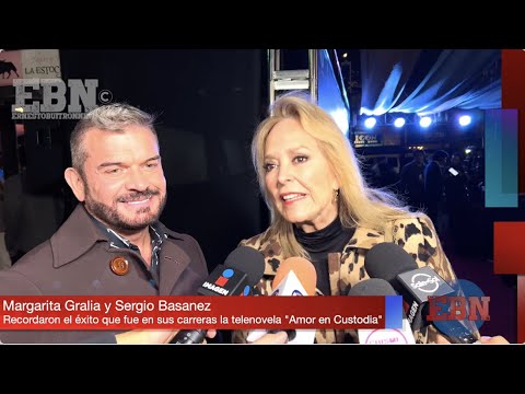 MARGARITA GRALIA y SERGIO BASAÑEZ recuerdan el éxito que fue en sus vidas la novela AMOR EN CUSTODIA