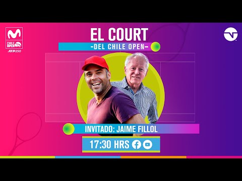 El Court del Chile Open: Fernando González conversa con Jaime Fillol