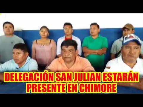 SAN JULIAN PRESENTE EN CHIMORE PARA RECIBIR EVO MORALES..