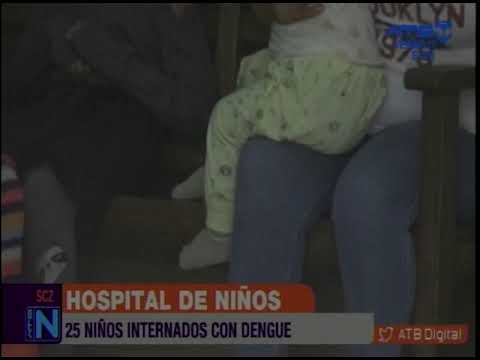 17022023  JORGE MEHDI 25 NIÑOS INTERNADOS CON DENGUE EN EL HOSPITAL DE NIÑOS  RED ATB