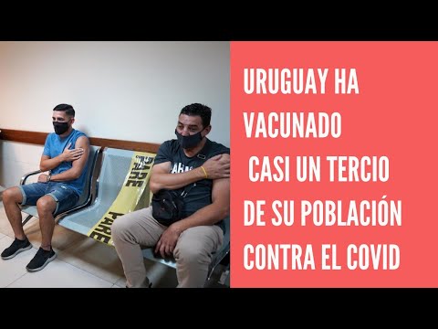 Casi un tercio de la población de Uruguay recibió al menos una dosis de la vacuna contra el COVID