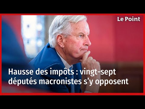 Hausse des impôts : vingt-sept députés macronistes s’y opposent