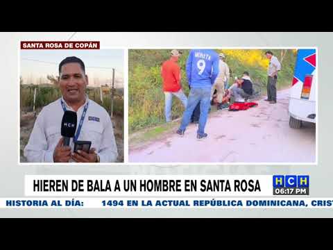 Guardia resultó herido de bala en la calle que conduce al crematorio de Santa Rosa de Copán