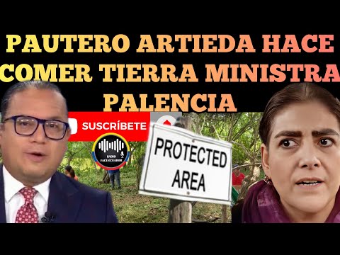 PAUTERO DE LENIN ARTIEDA HACE COMER TIERRA LA MINISTRA PALENCIA EN TEMA OLONCITO  NOTICIAS RFE TV