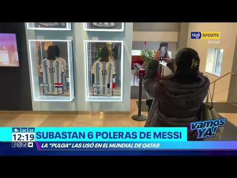 #VamosYa? ¿Quién quiere un recuerdito de Messi?, subastan 6 poleras del astro argentino