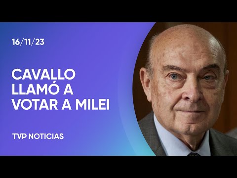 Domingo Cavallo dio su apoyo a Javier Milei