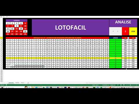 LOTOFACIL REDUÇAO DE 25 PARA 24 COM 15 PONTOS EM TODOS OS CONCURSOS