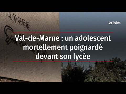 Val-de-Marne : un adolescent mortellement poignardé devant son lycée