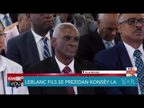 Konsèy Prezidansyèl Tranzisyon Ayiti Nomen Edgard Leblanc Fils kòm Prezidan li, Fritz Belizaire PM