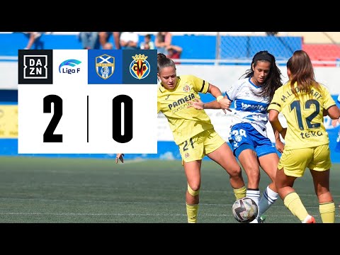 UDG Tenerife vs Villarreal CF (2-0) | Resumen y goles | Highlights Liga F