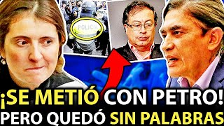 ¡Bolívar PEINÓ a Paloma por defender a Policía y decirle corrupto a Petro! ¡Se quedó sin argumentos!