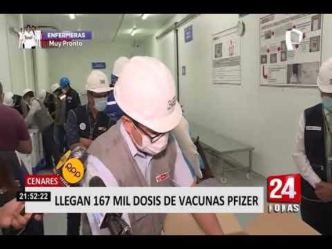 Pfizer: 117 mil vacunas llegaron a Perú a través de Covax Facility (2/2)