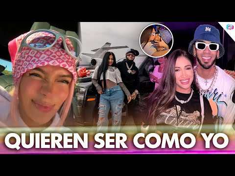 Yailin presume el nuevo regalo de Tekashi, mientras que Anuel se va de paseo con su nueva novia.