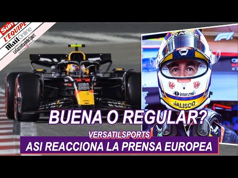 ASI REACCIONA PRENSA EUROPEA a CLASIFICACION de CHECO PEREZ GRAN PREMIO FORMULA 1 BARHEIN