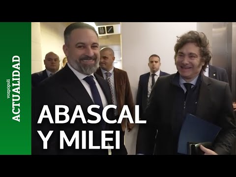 Abascal recibe a Milei en Madrid