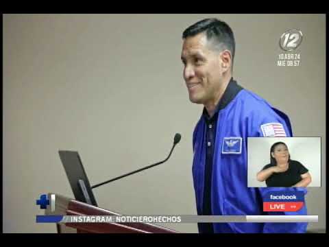 Frank Rubio: Astronauta salvadoreño dio charla en una universidad