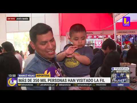 Más de 350 personas han visitado la feria internacional del libro de Lima