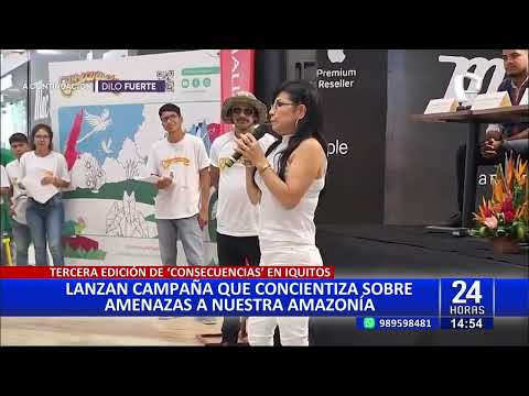 Iquitos: lanzan campaña para concientizar el cuidado de la amazonia peruana