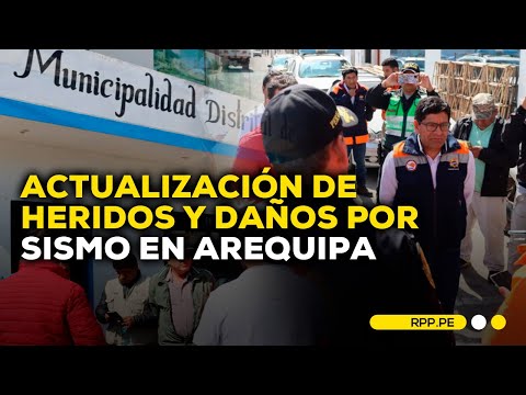 Gobernador regional de Arequipa llegó a Yauca para corroborar los daños en la zona tras sismo