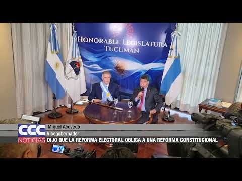 04 Acevedo dijo que la Reforma Electoral obliga a una Reforma Constitucional