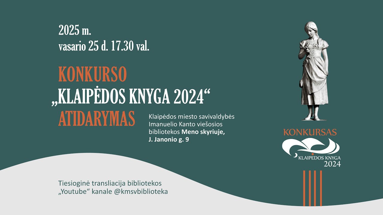 Konkurso „Klaipėdos knyga 2024“ atidarymas