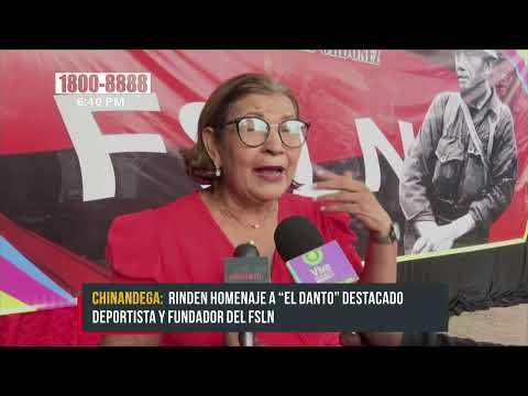 Conmemoran a Germán Pomares Ordoñez en Chinandega - Nicaragua