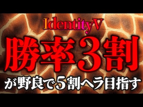 【第五人格】勝率3割野良が5割ヘラクレスを目指す！12/31【identityV】