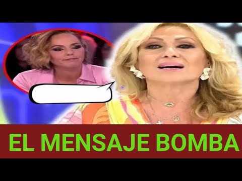 BOMBA!! Rosa Benito manda un mensaje que dolerá mucho a Rocío Carrasco: ‘Que sepas que…’