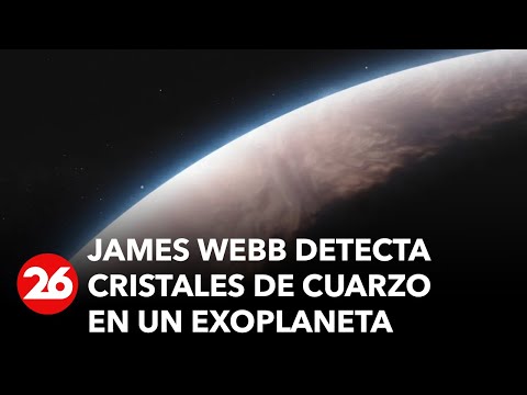 James Webb detecta cristales de cuarzo en las nubes de un exoplaneta por primera vez