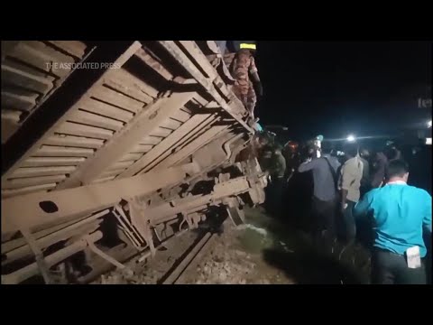 Two trains collide outside Bangladesh capital