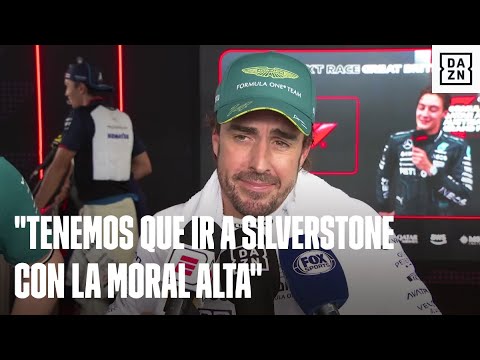 Fernando Alonso, optimista con la evolución del Aston Martin: Tenemos que ir con la moral alta