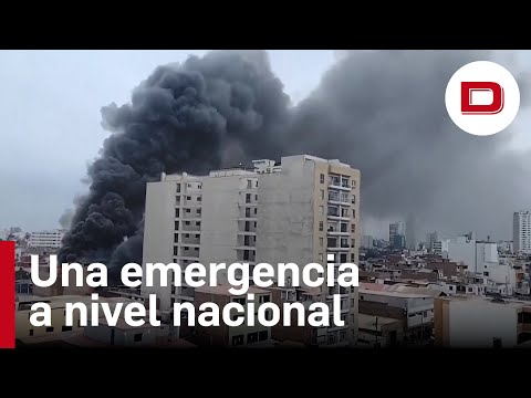El incendio en Lima que ha hecho sonar las alarmas de todo el país