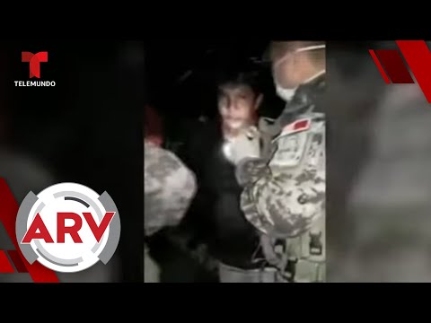 Militar de Perú golpea a joven que no cumplió cuarentena y queda captado | Al Rojo Vivo | Telemundo