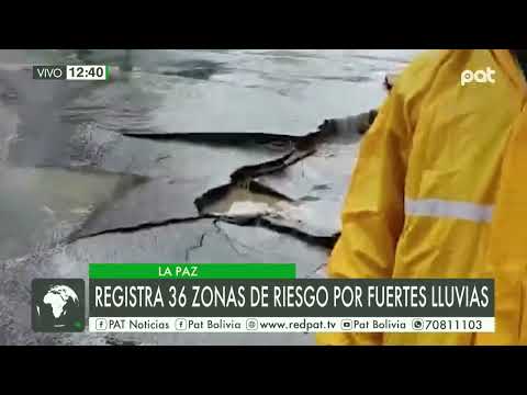 Alerta por crecida de ríos en La Paz