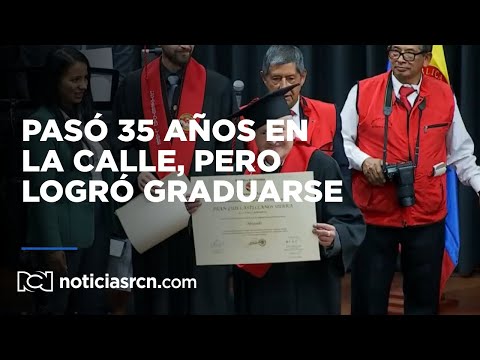 Juan Luis pasó 35 de sus 59 años en la calle, pero logró graduarse como abogado