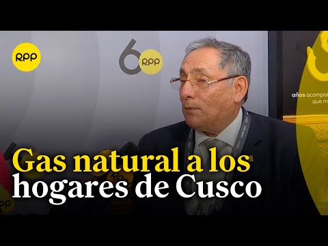Oscar Vera confirma la masificación de gas natural a los hogares de Cusco