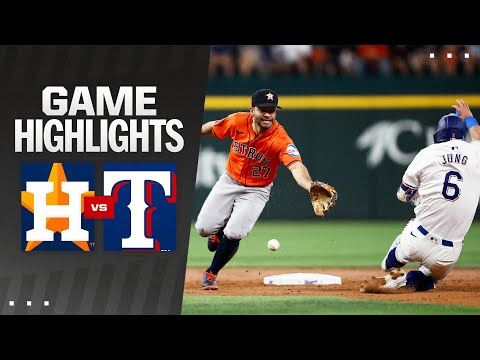 Astros vs. Rangers Game Highlights (8/7/24) | MLB Highlights