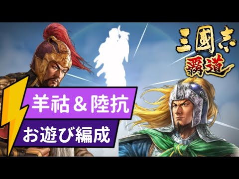 【三国志覇道】羊祜と陸抗GETしたんで、早速編成組んで遊んでみた【編成紹介】