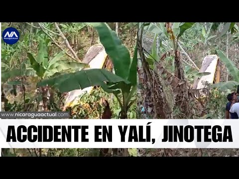Accidente en el municipio de San Sebastián de Yalí, Jinotega
