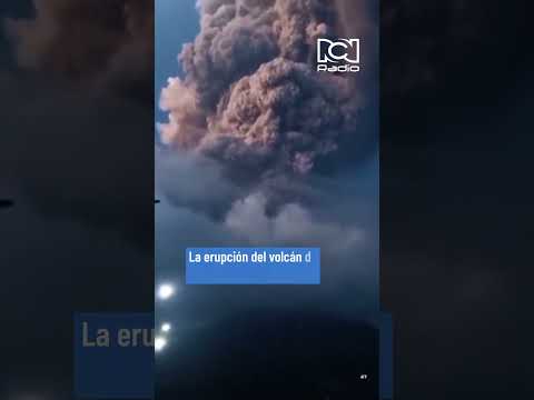 #Tenebrosos #rayos  en la erupción del #volcan #Ruang
