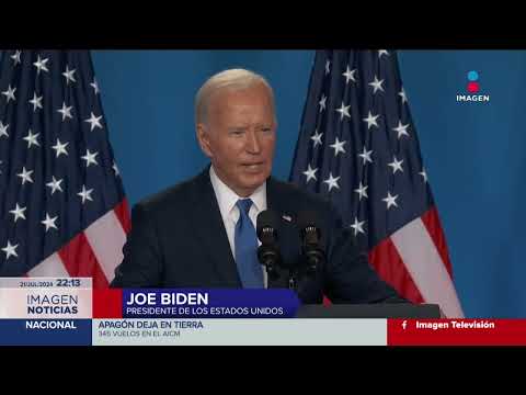 Joe Biden se baja de la contienda por la reelección presidencial | Imagen Noticias Fin de Semana