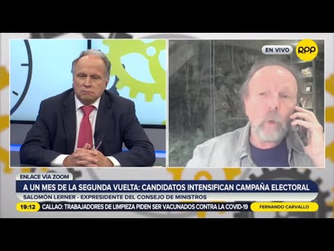 Lerner sobre Castillo: “el candidato quiere demostrar que va en línea democrática”