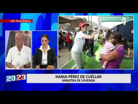 Hania Pérez de Cuéllar: 80 familias han perdido sus viviendas en Cieneguilla