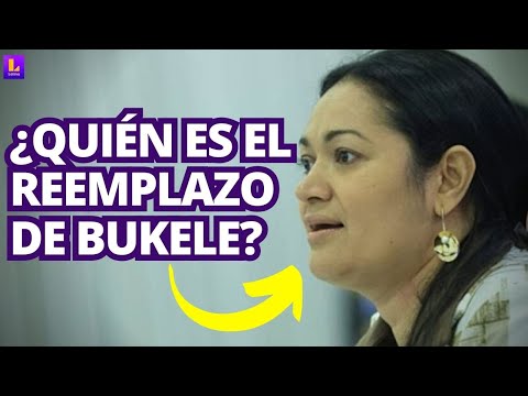 ¿Quién es la mujer que reemplaza a Nayib Bukele en El Salvador?