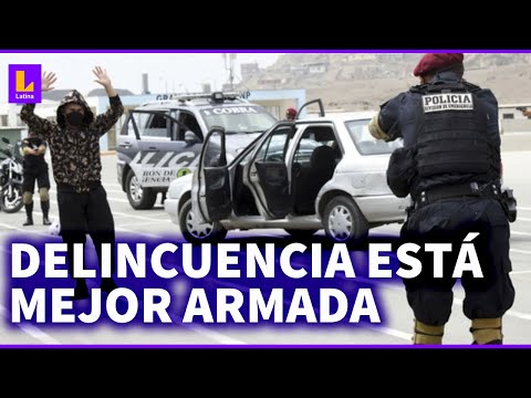 Inseguridad en Perú: La delincuencia está mejor armada que nuestra Policía Nacional