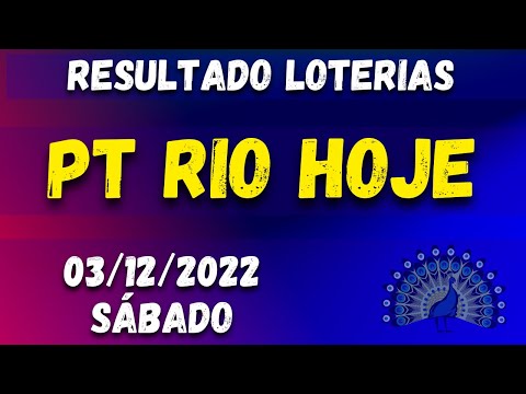 PT RIO Hoje - Resultado do jogo do bicho de hoje das 14 horas - 03/12/2022 SÁBADO