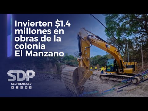 Gobierno invierte $1.4 millones en obras de mitigación en colonia El Manzano