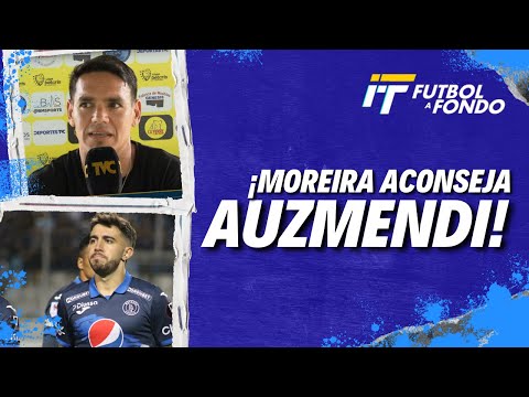 Roberto Moreira aconseja a Agustín Auzmendi por su sequía de goles con el Motagua en Liga Nacional